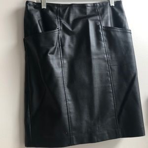 Leather skirt